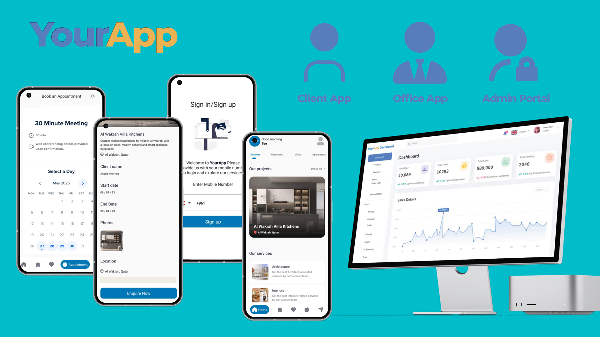 YourApp Platform UI